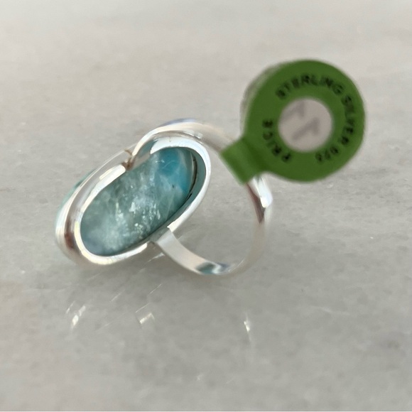 Sterling silver Larimar ring - Picture 8 of 10